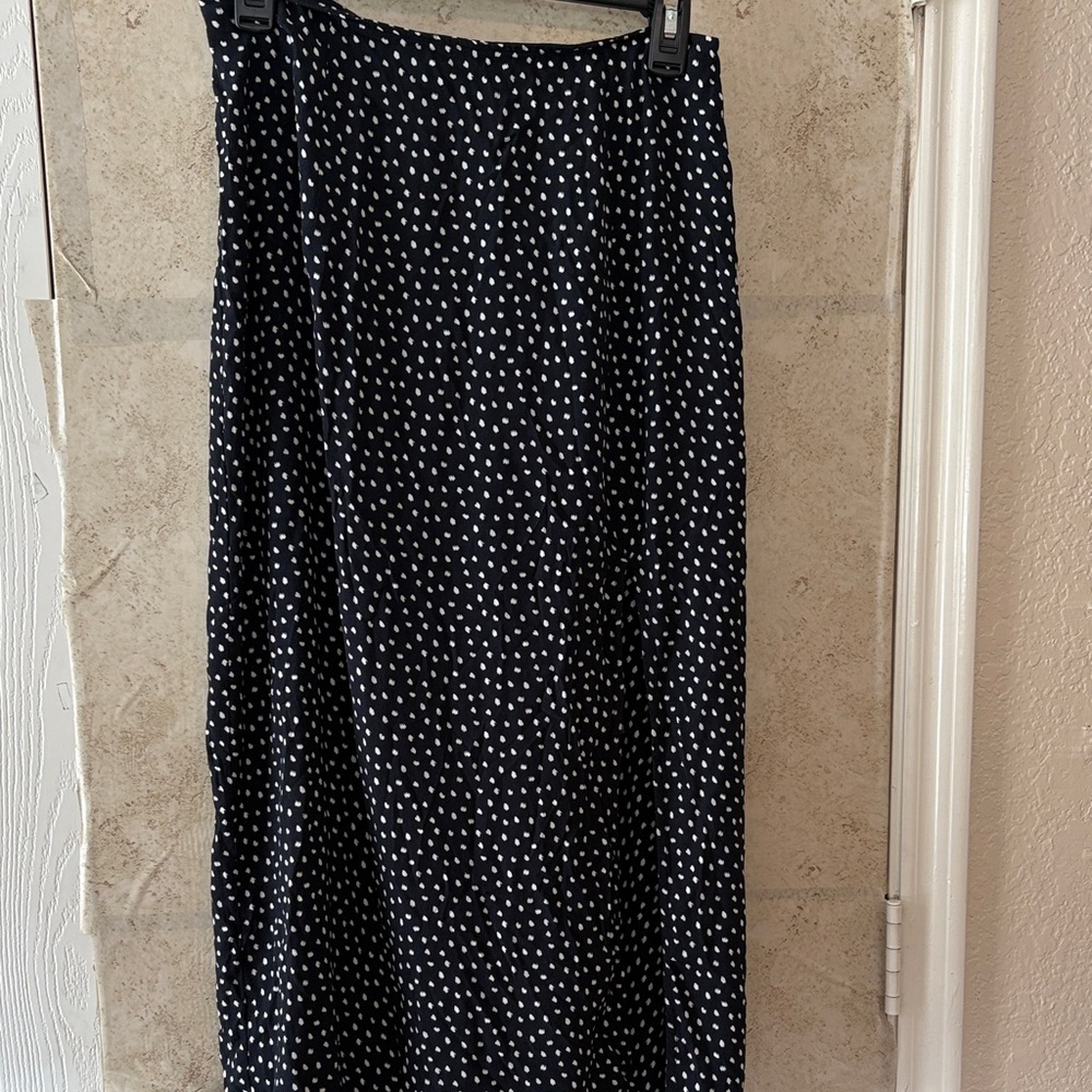 Abercrombie & Fitch Navy and White Pencil Skirt